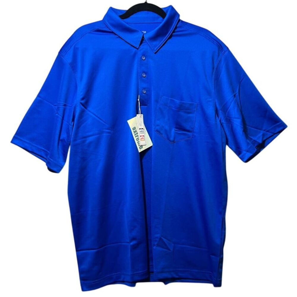 Extreme Performance Mens‎ Athletic Polo Shirt UV Protection Moisture Wicking 2XL